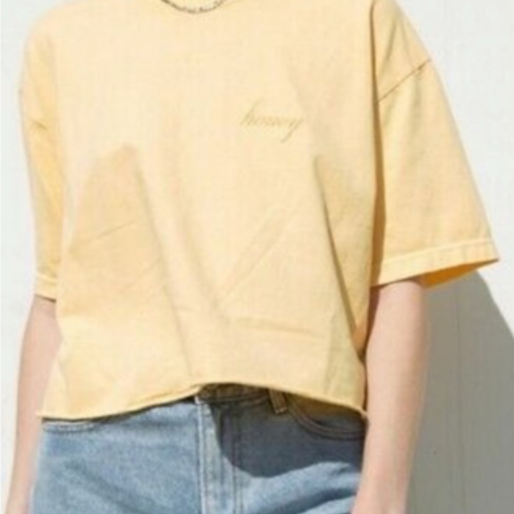 Brandy Melville Honey Yellow T-Shirt